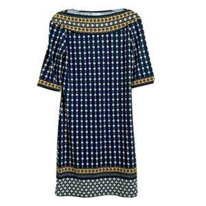 Max Studio French Provence Dress Size Small NWT Stretch Business Casual